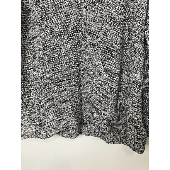 Style & Co. Sweater Top Women Gray Long Sleeve V Neck Plus Size 3X Chunky Knit - Picture 9 of 13